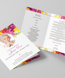 4 Page A5 Funeral Order of Services